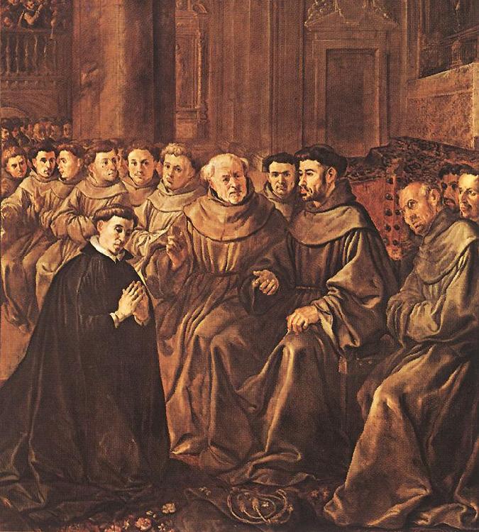 HERRERA, Francisco de, the Elder St Bonaventure Joins the Franciscan Order g oil painting image